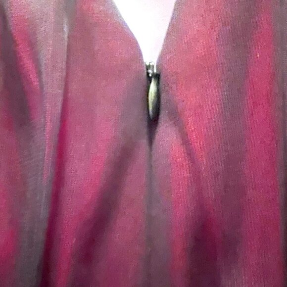 Jessica Howard Beaded/Sequins Waistline-Black Sheer/Red Lining-Size 12P-Formal - Picture 12 of 15